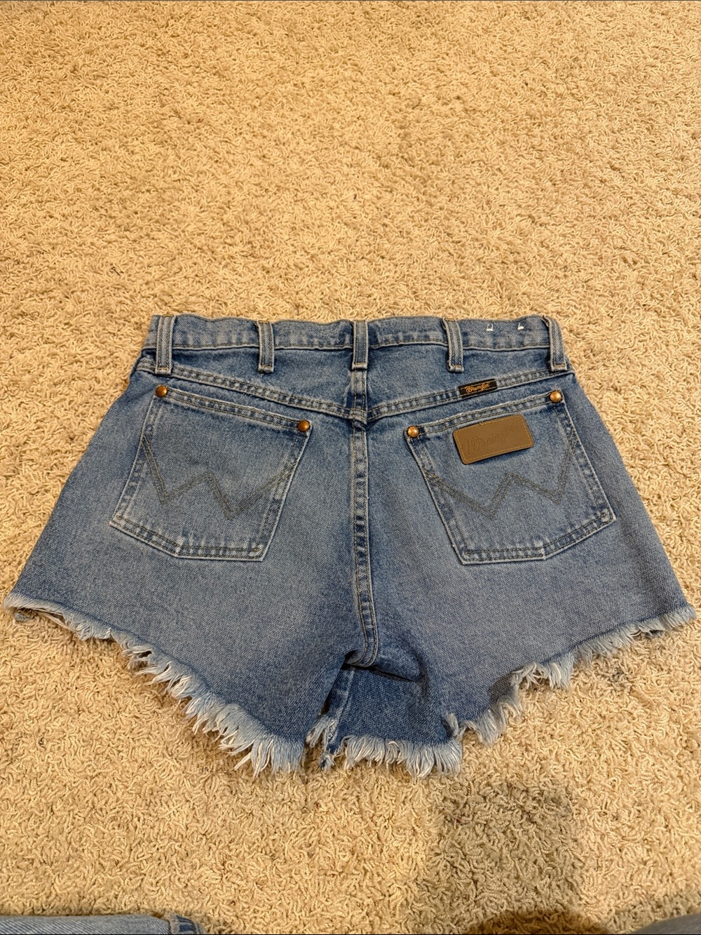 Wrangler Reworked High Waist Cutoff Shorts - Picture 2 of 3